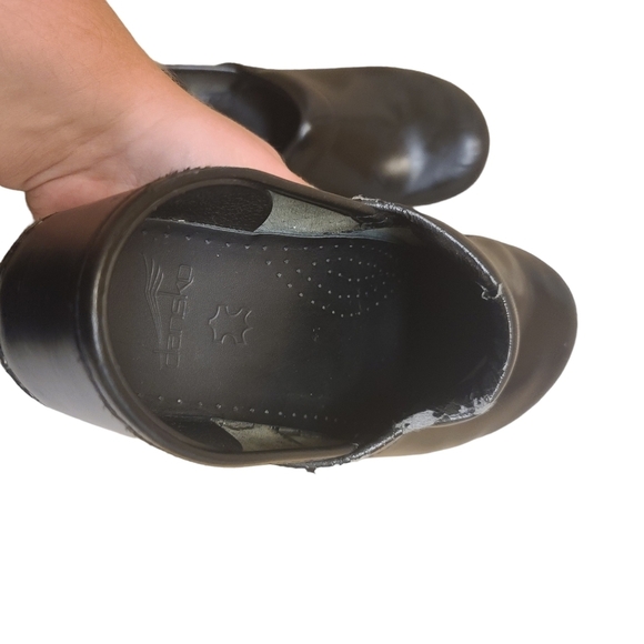 Dansko Professional Women's Black Leather Clogs Size 41 - Picture 5 of 7
